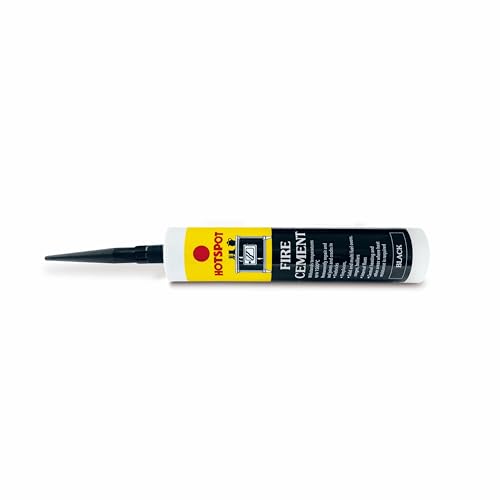 Hotspot Fire Cement 310ml – High-Temperature Resistant Fire Cement for Stoves, Fires, and Chimneys – Available in Black or Buff – Ideal for Sealing and Repairing - Image 1