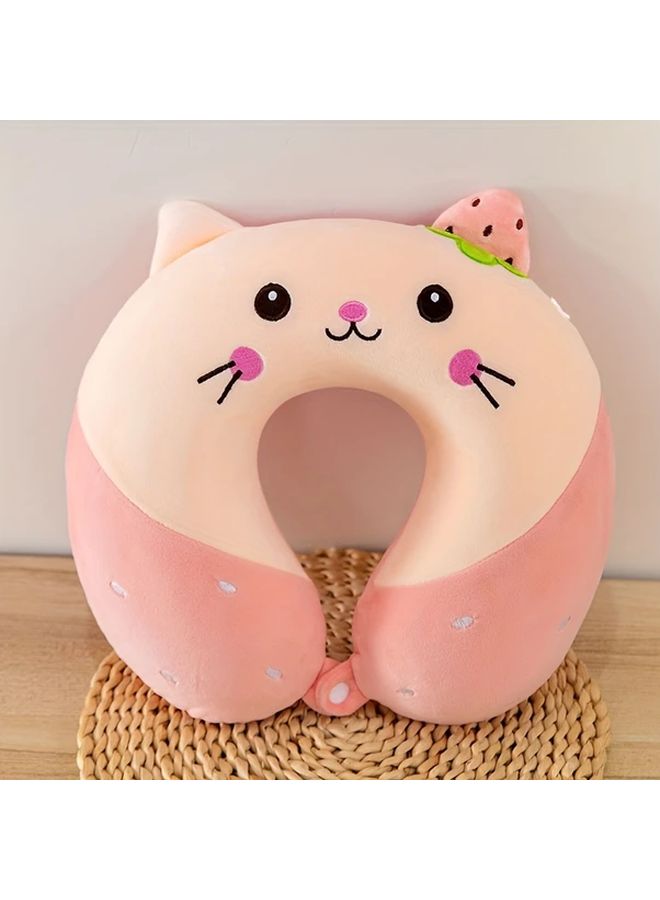 وسادة رقبة على شكل حيوان أفوكادو من مادة الرغوة الذاكرة، على شكل حرف U، ناعمة، ذات ارتداد بطيء، لدعم الرقبة أثناء السفر - Image 3