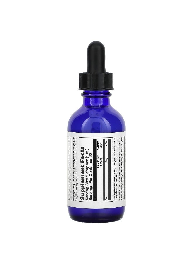 Nature's Life Nature's Life, Zinc Drops, Sugar Free, Wild Cherry, 5 mg, 2 fl oz  - Image 2