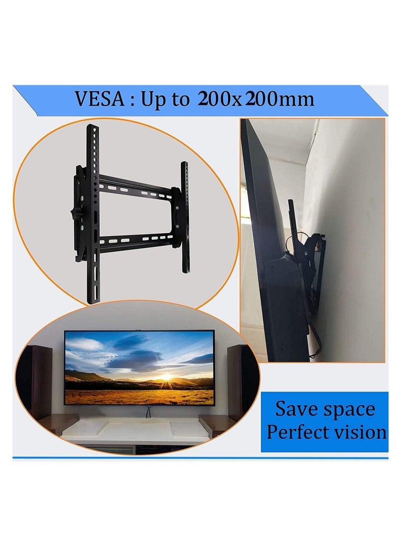 ELTRAZONE TV Wall Mount, Wall Mount TV Bracket for 13-37 inch TVs Holds up to 30kg, Low Profile Tilting TV Mount with Level Adjustment - Image 3