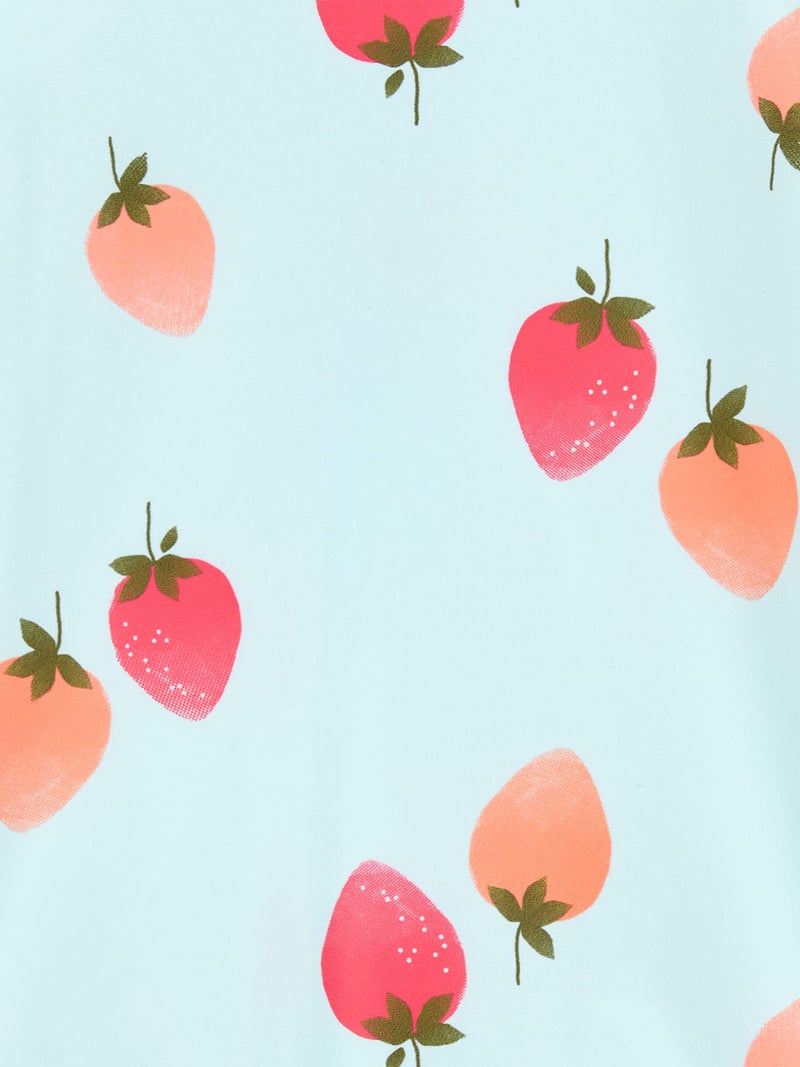 Simple Joys by Carter's Baby and Toddler Girls' 1-Piece Zip Rashguard - Image 2