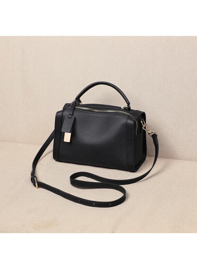 Yuyula Leather Handbag For Women, Crossbody Pillow Bag With Large Capacity, Luxury Shoulder Bag, Birthday Gift With High-end Feel For Girlfriend Or Wife - Image 2