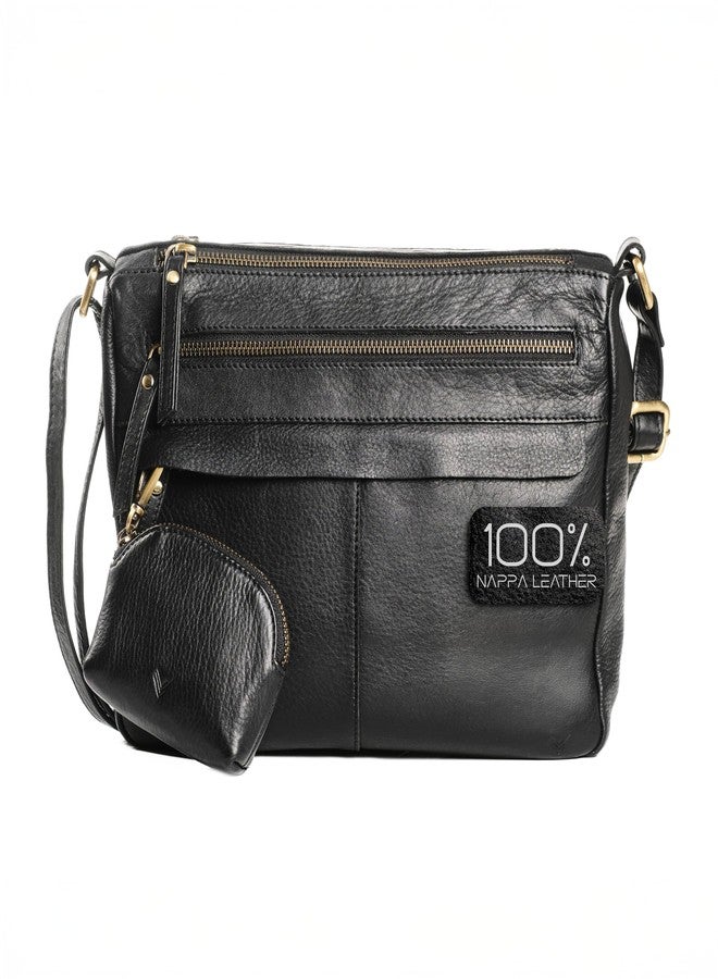 Lavalen Leather Shoulder Bag Women's Medium Size - Women's Handbag Medium Size Multiple Compartments - Bag Women's Shoulder Bag - Handbags for Women - Crossbody Bag Women - Leather Bag Women - Image 1
