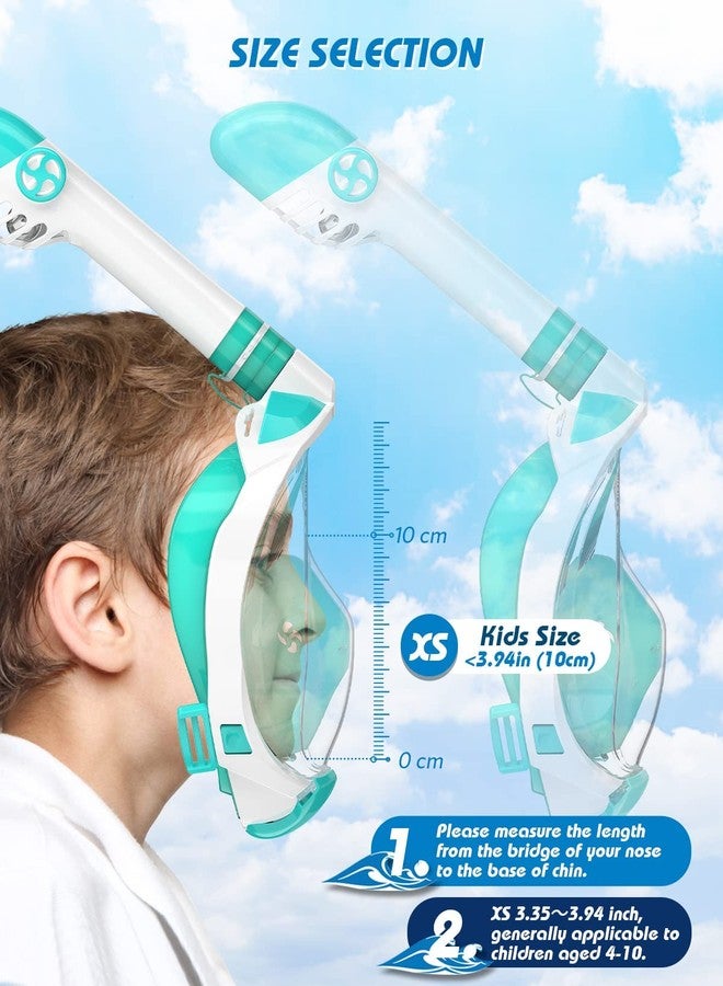 Olpad l Diving Mask, 180°, Full Face Mask, Snorkel Set, Diving Goggles, Anti-Fog and Anti-Leak, Easybreath Subea with Camera Holder, Swimming and Diving, Adults and Children (Grey S/M) - Image 4