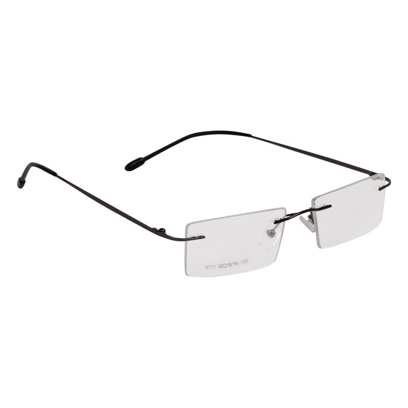 CRIBA Stylish Black Rimless Frame - Image 2