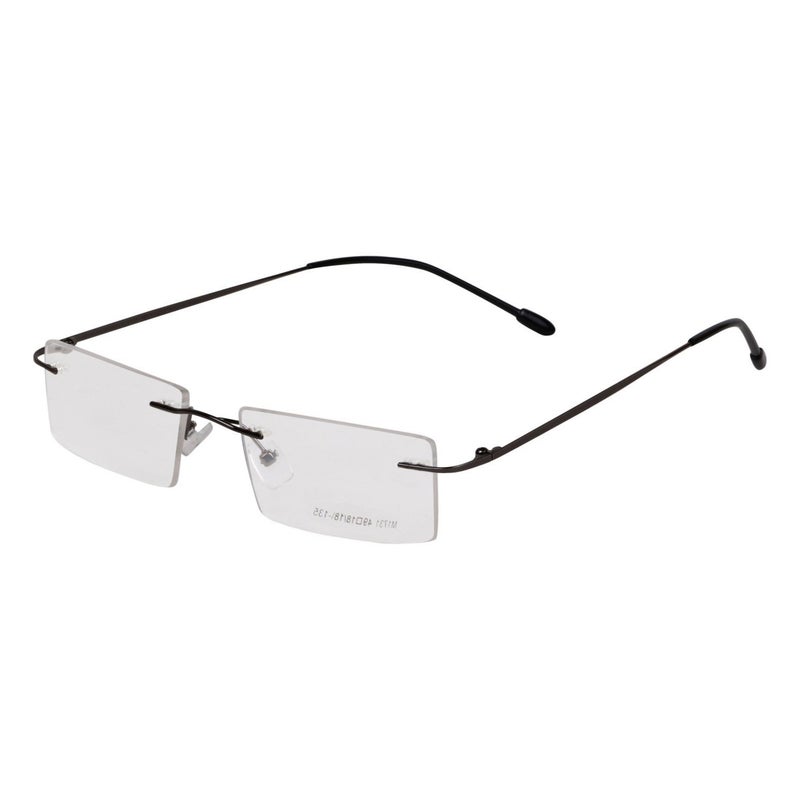 CRIBA Stylish Black Rimless Frame - Image 1