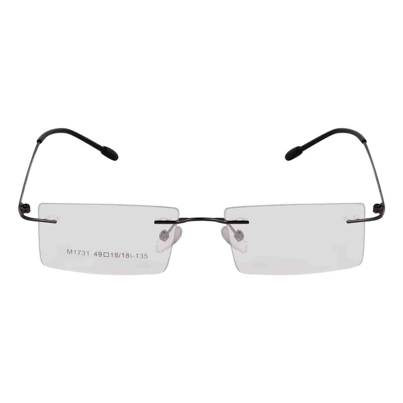 CRIBA Stylish Black Rimless Frame - Image 3
