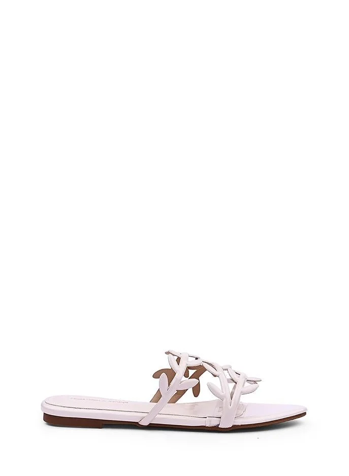 Womens open-toe flat sandals