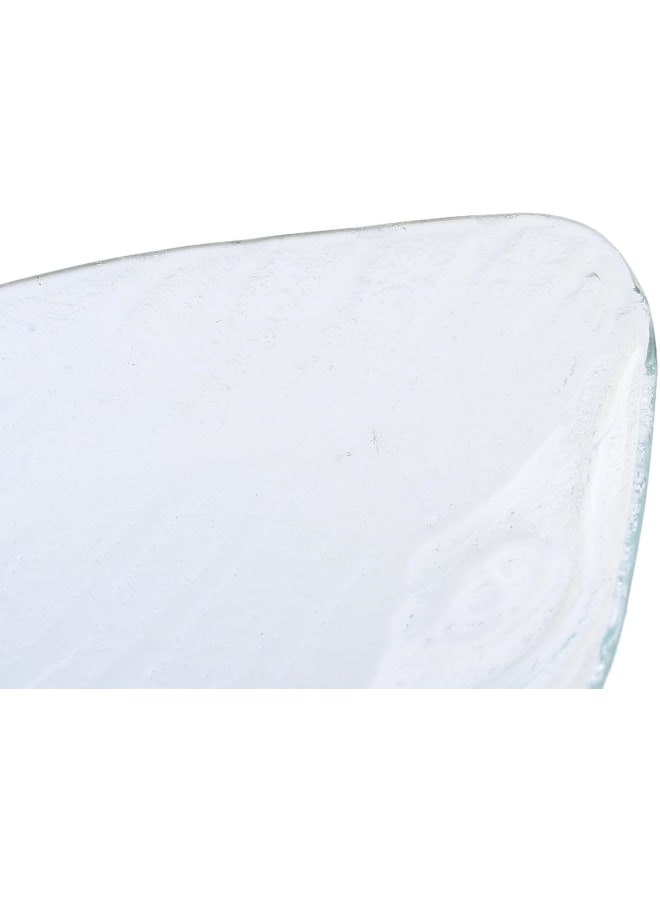 Rosa By Fathy Mahmoud Glass Trunky Serving Plate, 25 X 14.5 Cm Size - Image 3