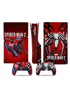 Generic Skin for PlayStation 5 Slim Disc Version, Sticker for PS5 Vinyl Decal Cover for Playstation 5 Controller, Full Wrap Skin Protective Film Sticker Compatible with PS5 Slim Disk Edition (SP5)  - Image 1