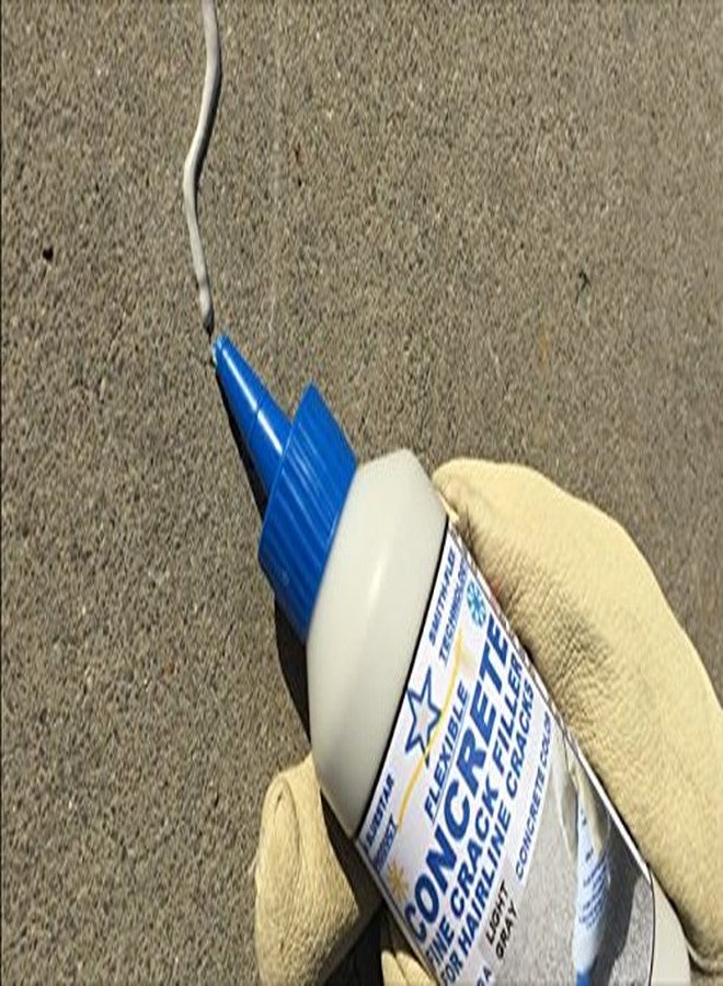 بلوستار، حشو مرن للشقوق الخرسانية الدقيقة (رمادي فاتح)، اصنعها بنفسك - لا حاجة لأدوات خاصة. املأ الشقوق الصغيرة في الممرات الخرسانية والأرصفة والباحات. - Image 3