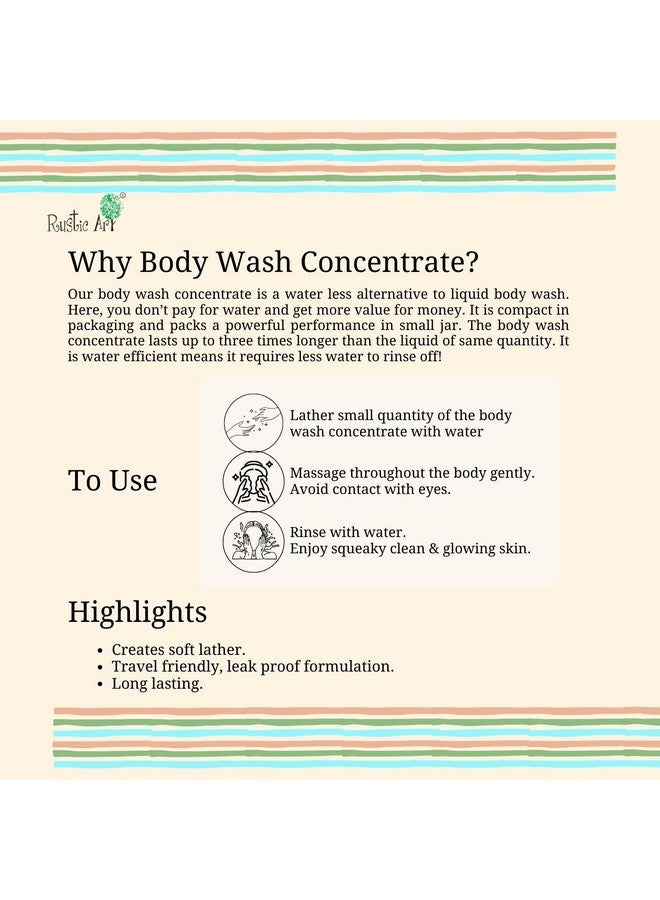 راستيك أرت غسول الجسم المُركّز برائحة إكليل الجبل والنعناع من روستيك آرت | صابون قشتالة خالٍ من الكبريتات والبارابين | مُنعش، يُقلل من حب الشباب في الجسم، ويُقشّر البشرة بلطف | للنساء والرجال | ٢٠٠ غرام - Image 4