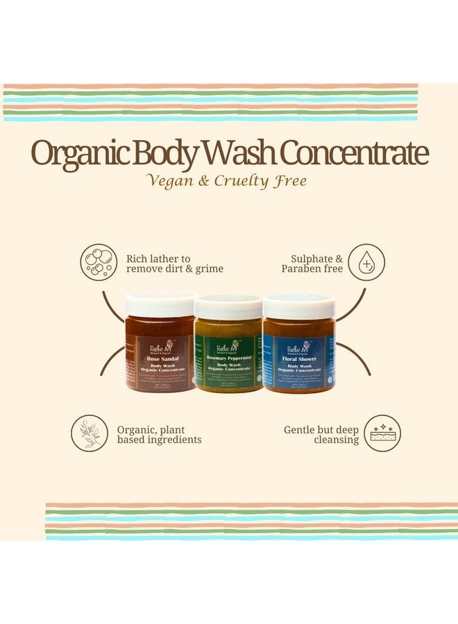 راستيك أرت غسول الجسم المُركّز برائحة إكليل الجبل والنعناع من روستيك آرت | صابون قشتالة خالٍ من الكبريتات والبارابين | مُنعش، يُقلل من حب الشباب في الجسم، ويُقشّر البشرة بلطف | للنساء والرجال | ٢٠٠ غرام - Image 5