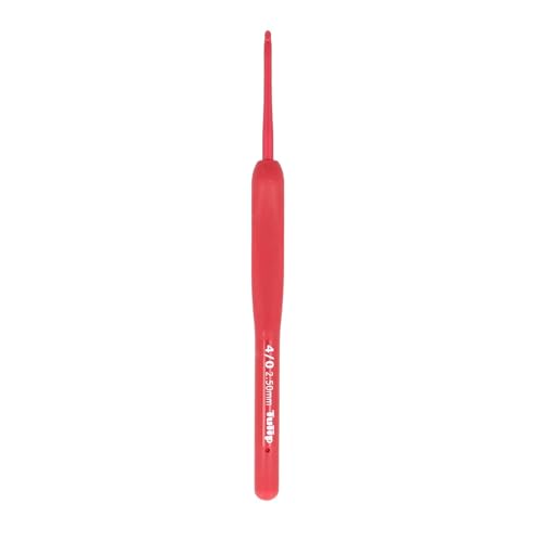 Tulip Crochet Hook Red 25mm - Image 1