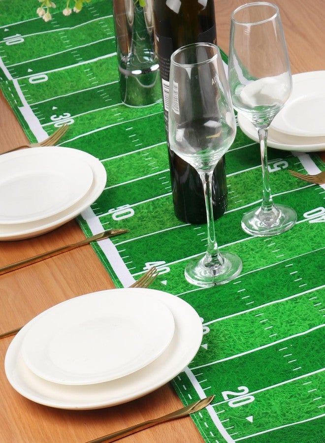 Lemicin Football Party Decoration Table Runner for Football Birthday Party Games Decor Picnics Kitchen Dining Table, Football Touchdown Table Cover, 14 x 72 Inch, GLQ-1 - Image 4