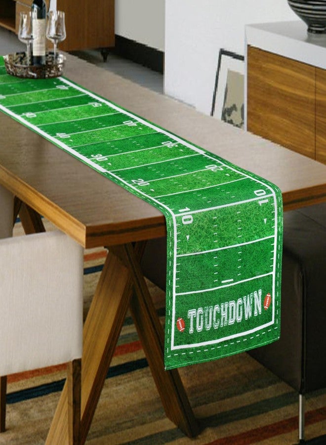 Lemicin Football Party Decoration Table Runner for Football Birthday Party Games Decor Picnics Kitchen Dining Table, Football Touchdown Table Cover, 14 x 72 Inch, GLQ-1 - Image 5