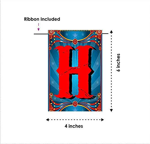 Balloonistics Circus Theme Happy Birthday Bunting Banner for Adults Kids Theme Party Supplies - Image 5