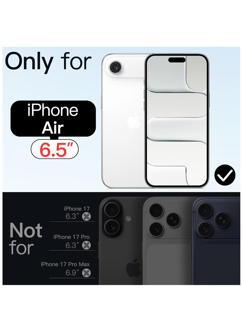 Crystal Clear Case for iPhone Air Slim Thin TPU Cover Ultra-Thin Lightweight Transparent Soft Protective Phone Cover (Clear) - Image 2