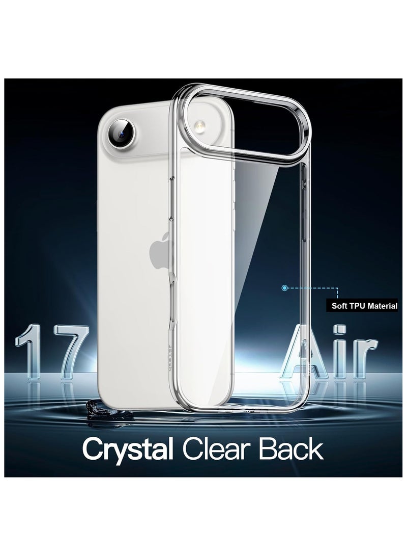 Crystal Clear Case for iPhone Air Slim Thin TPU Cover Ultra-Thin Lightweight Transparent Soft Protective Phone Cover (Clear) - Image 3
