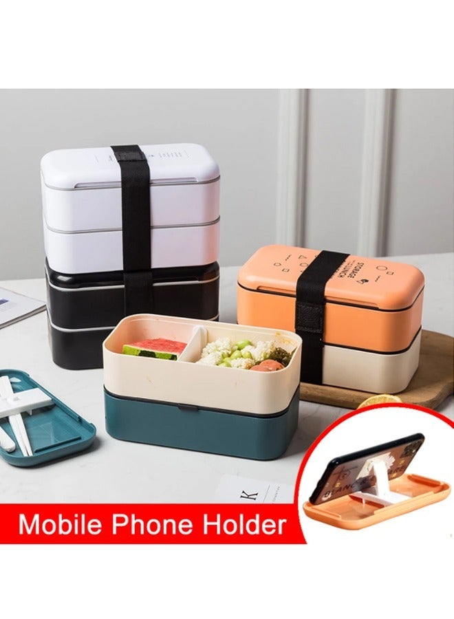 Arabest Lunch Box Food Container Children's Lunch Box Health Food Box Pre Meal Preparation Container - White  - Image 4