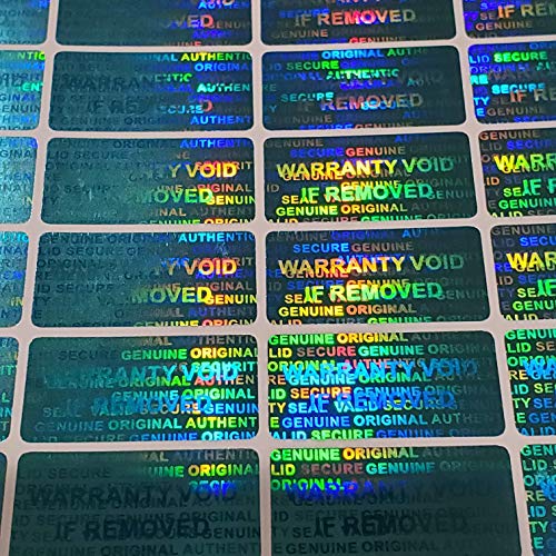 Dealimax 1000 Security Seal Hologram Tamper Evident Warranty Labels Stickers 15 mm x 30 mm- Dealimax Brand (Blue) - Image 4