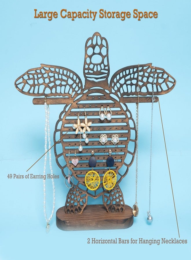 Tnstbiee Jewelry Organizer Stand Display - Unique Turtle Design for Earrings, Necklaces, and Bracelets - Wall Mountable - Great Gift Idea - Cute Home Decor - Image 5