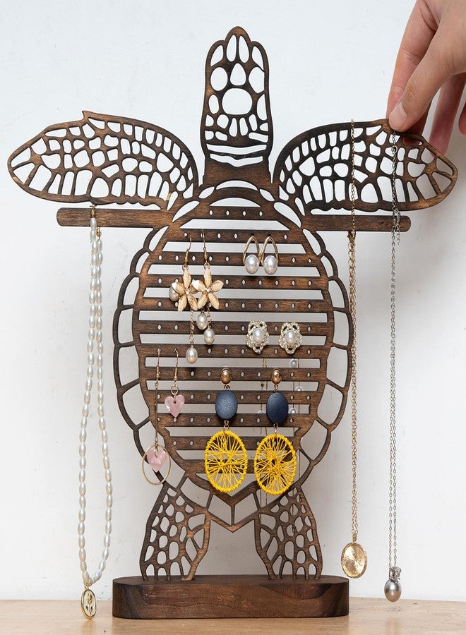 Tnstbiee Jewelry Organizer Stand Display - Unique Turtle Design for Earrings, Necklaces, and Bracelets - Wall Mountable - Great Gift Idea - Cute Home Decor - Image 1