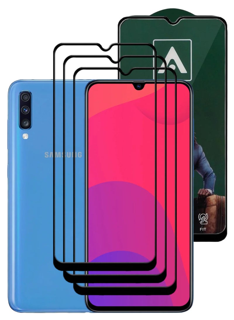 ACLIX 3 Pieces Antistatic ESD Dustproof Premium Quality High Definition Tempered Glass Screen Protector Designed For Samsung Galaxy A70 - Image 1