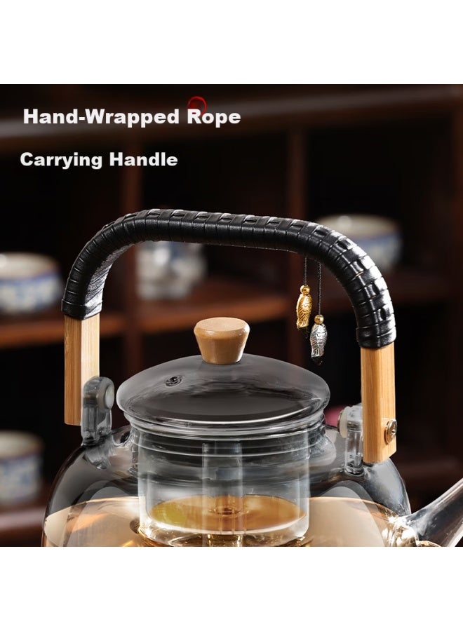 Pakchoice Electric Ceramic Tea Kettle  New Glass Household Water Boiler Health Pot Tea Brewing Set - Image 3