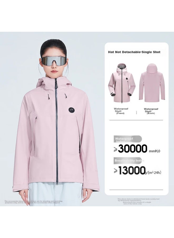 Camel (Camel) [Yang Ying'S Same Style] Panda Outdoor 3L Hard Shell Single-Charged Storm-Proof Waterproof Assault Jacket Multi-Functional Three-Proof Mountaineering Suit - Image 1