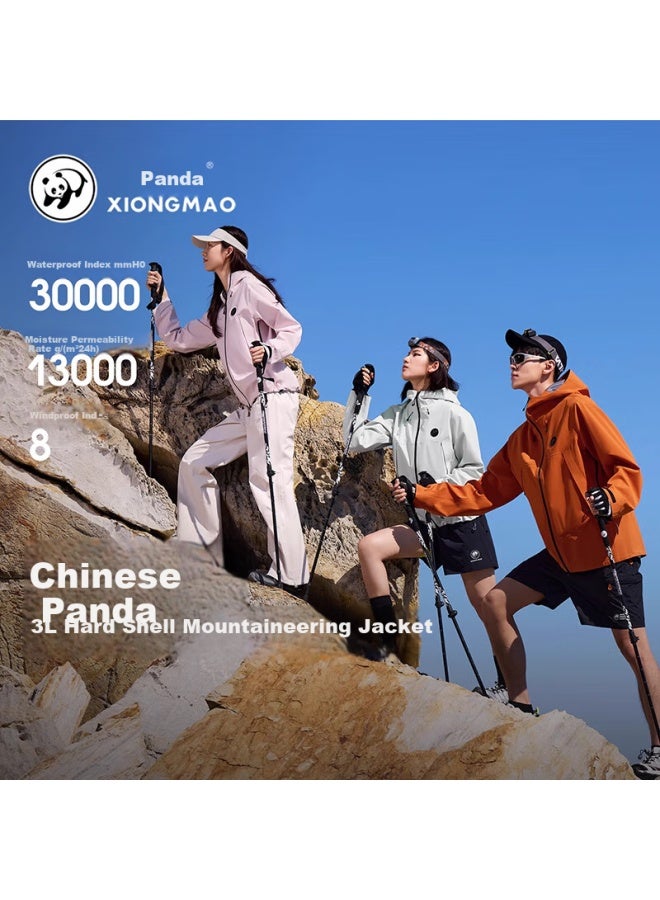 Camel (Camel) [Yang Ying'S Same Style] Panda Outdoor 3L Hard Shell Single-Charged Storm-Proof Waterproof Assault Jacket Multi-Functional Three-Proof Mountaineering Suit - Image 2