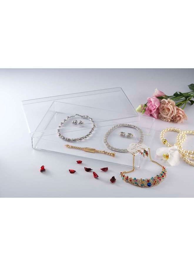 Vague - Acrylic Rectangular Serving Box with Cover - Image 1