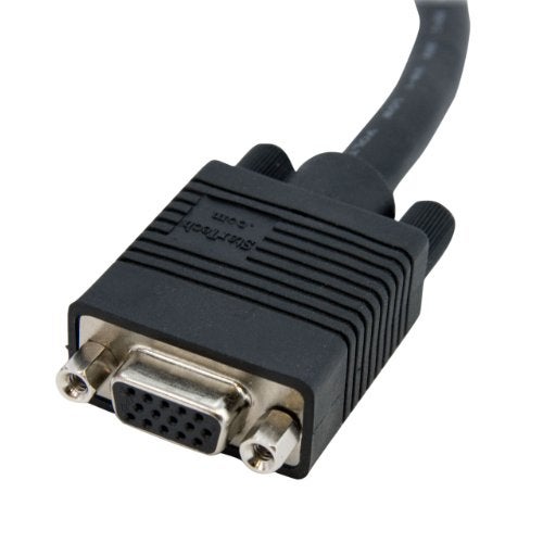 Startech.com StarTechcom 6 ft Coax High Resolution VGA Monitor Extension Cable HD15 MF 6ft VGA Extension Cable MXT101HQ Black - Image 3