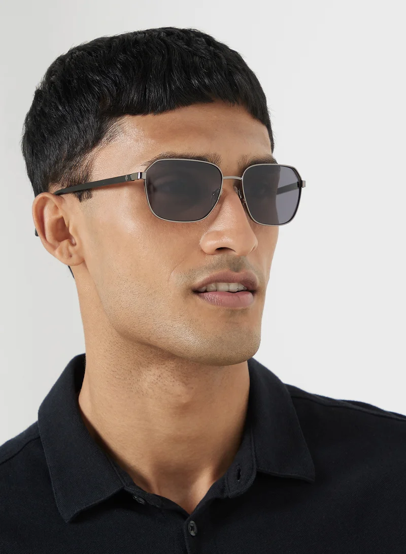 Robert Wood Polarized Lens Matt Finish Round Sunglasses