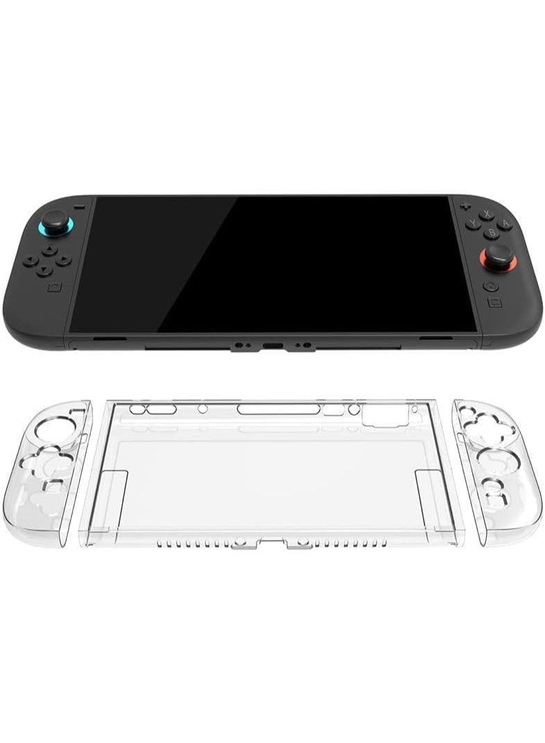 Case for Nintendo Switch 2, Transparent Protective Grip Cover with TPU Material, Shock-Absorption Design, Anti-Scratch Features, 25x12x5 cm - Image 4
