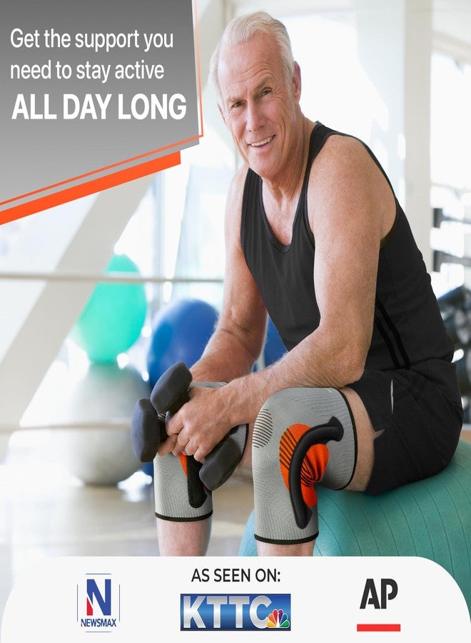 DR. BRACE ELITE Knee Brace with Size Stabilizer (2 Pack) Knee Brace for Women & Men, Workout, Sports, Daily Knee Compression Sleeve for Maximum Knee Pain Support & Fast Recovery (Venus, Medium) - Image 4