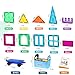 Gemmicc Magnetic Tiles 126 PCS Storage Case STEM Building Blocks Magnet Toys for KidsEducational Building Toy Stacking Blocks for Boys GirlsHuge Set with 2 Cars - Image 4