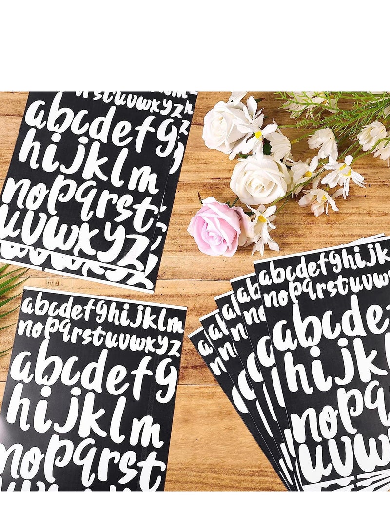 SYOSI Graduation Cap Stickers, Vinyl Letters Stickers, Self Adhesive Lower Case Letters Stick On Letters Waterproof Alphabet Stickers Decals for Crafts Scrapbook Poster Mailbox Car Style 3-8pcs  - Image 5