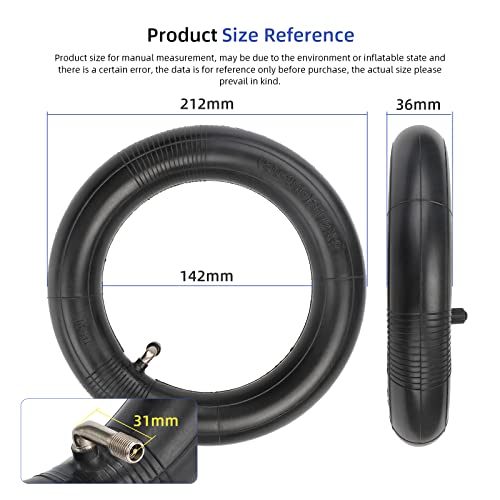 ulip (2 Pack) 8.5 inch Inner Tube with 90 Degree Wheel Tire Valve Stem Compatible for DUALTRON Mini DTmini Scooters and Other 8.5 inch Scooter - Image 5