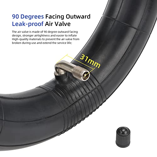 ulip (2 Pack) 8.5 inch Inner Tube with 90 Degree Wheel Tire Valve Stem Compatible for DUALTRON Mini DTmini Scooters and Other 8.5 inch Scooter - Image 3