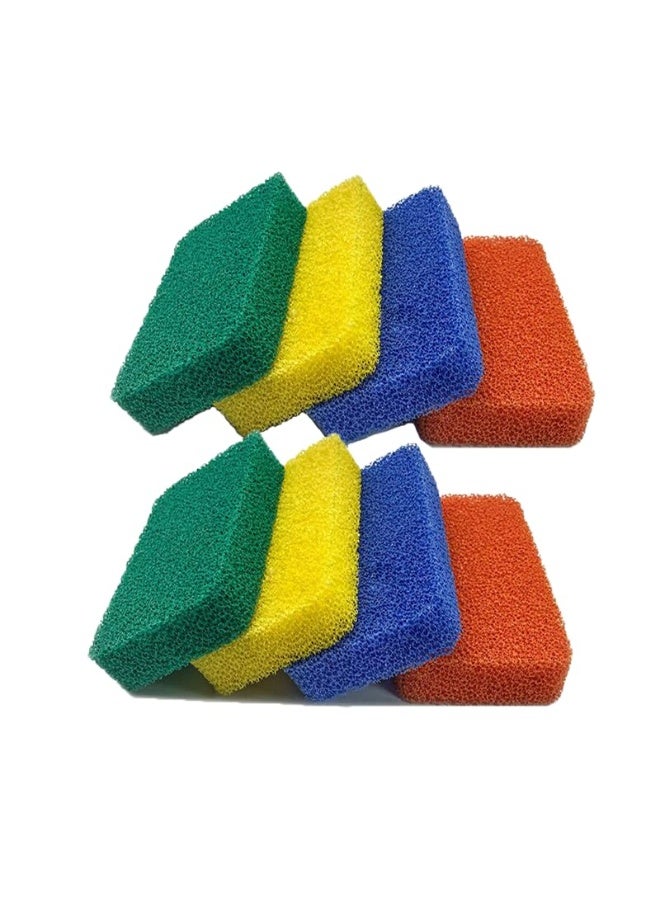 8 Pack Kitchen Dish Scrub Sponges, Eco Friendly Non-Scratch Cleaning Sponges 11.5 x 7 x 2cm - Image 1