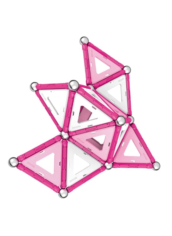 GEOMAG - Geomag Pink Panels Magnetic Construction STEM Toy 68pcs - Image 1