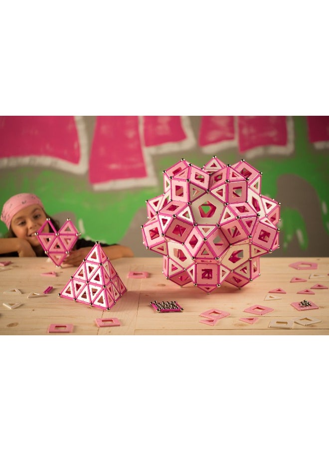 GEOMAG - Geomag Pink Panels Magnetic Construction STEM Toy 68pcs - Image 1