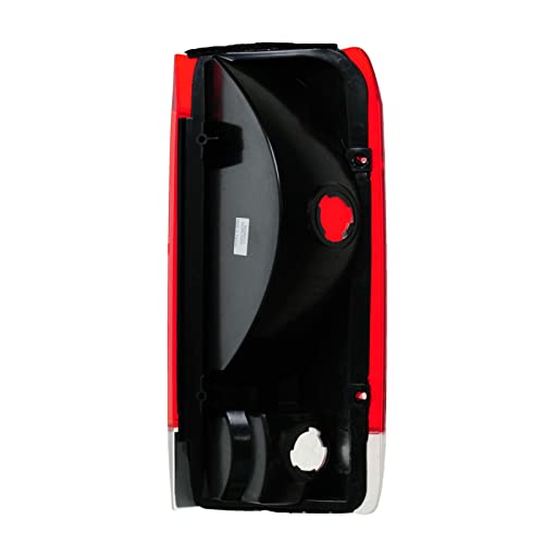 TRQ 2 Piece Driver & Passenger Side Tail Light Assembly Set Compatible with 1987-1990 Ford Bronco F150 F250 F350 FO2800104 FO2801103 - Image 3