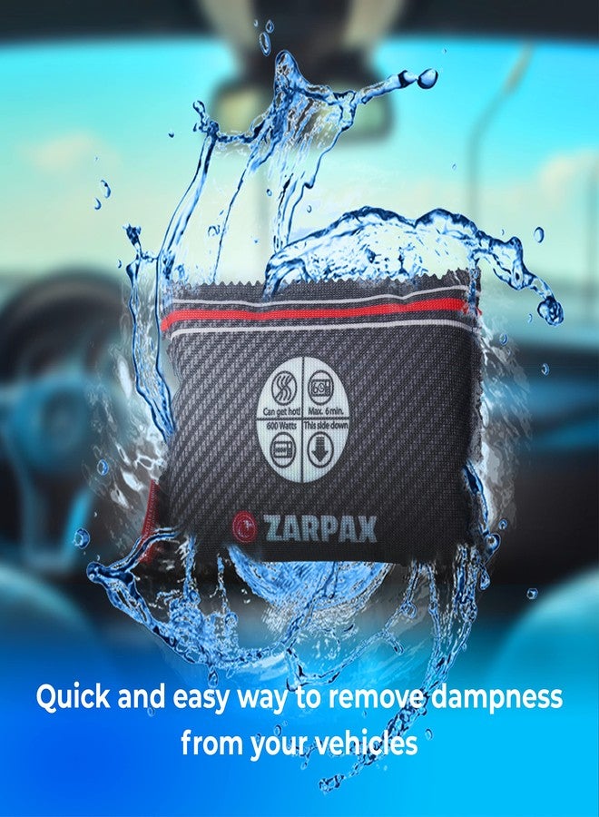 Zarpax Reusable Car Dehumidifier Bag (2 Pack) Rechargeable Dehumidifier bags for Car, Trucks, and RVs - Prevent Damp & Moisture on Windscreens - Leakproof Moisture Absorber for Car and Home - Image 2