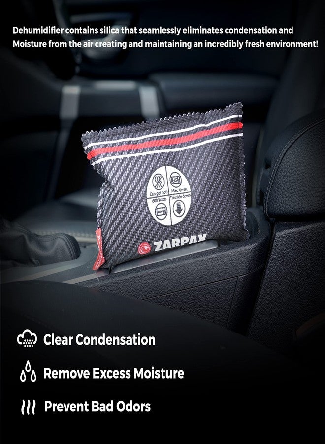 Zarpax Reusable Car Dehumidifier Bag (2 Pack) Rechargeable Dehumidifier bags for Car, Trucks, and RVs - Prevent Damp & Moisture on Windscreens - Leakproof Moisture Absorber for Car and Home - Image 4