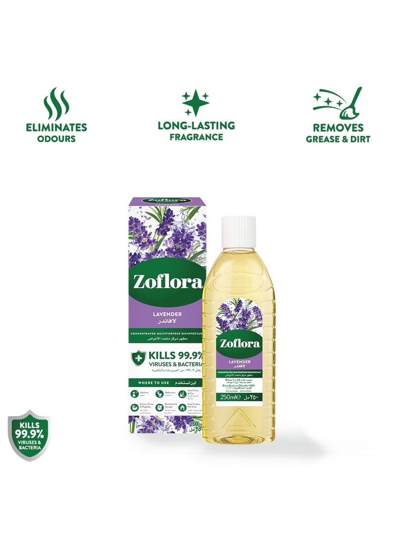 زوفلورا Multi-Purpose Concentrated Disinfectant Lavender None - Image 2