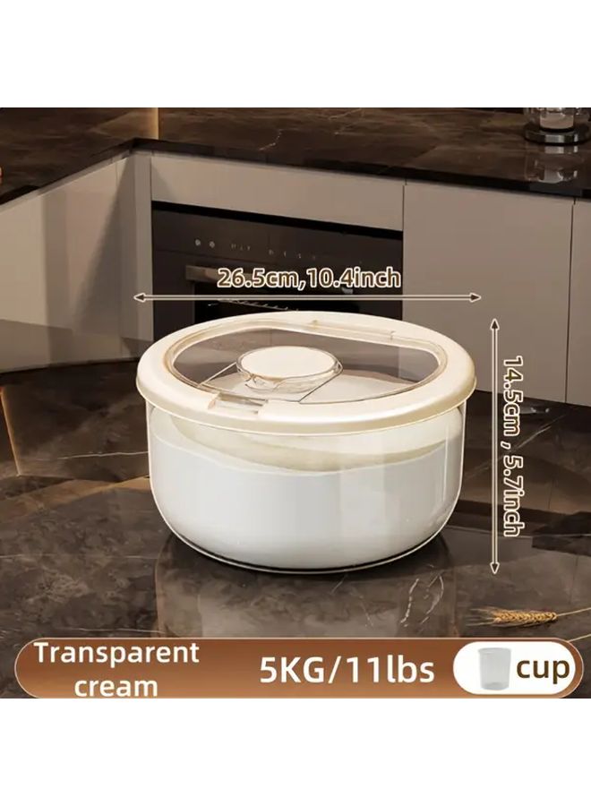 Food Grade Rice Storage Container 25KG Durable Flip Top Lid Kitchen Dispenser - Image 5
