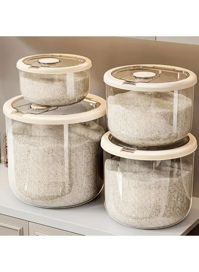 Food Grade Rice Storage Container 25KG Durable Flip Top Lid Kitchen Dispenser - Image 1