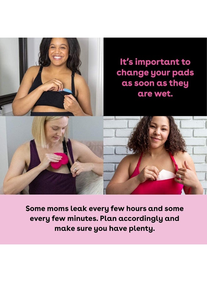 Bamboobies Ultra-Soft Velour Nursing Pads – Reusable, Washable & Leak-Proof – 2 Ultra-Thin and 2 Overnight Pads for Breastfeeding - Image 5